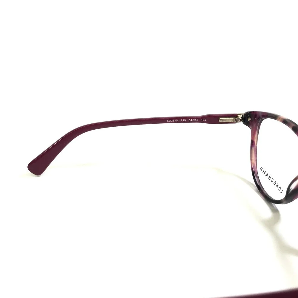 Longchamp Eyeglasses Frames LO2615 219 Purple Tortoise Cat Eye 54-16-135